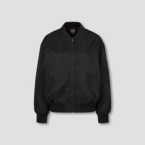 [JAJU/자주] 여 루즈핏 봄버 점퍼_블랙