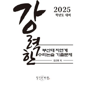 강력한 부산대 자연계 수리논술 기출 문제 : 2025학년도 대비, 논술/작문