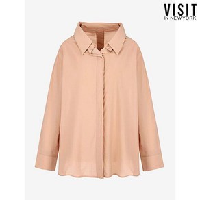비지트인뉴욕 오픈 칼라넥 블라우스 VX8LS24