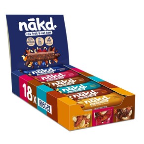 nakd. 네이키드 버라이어티 팩 35g x 18개입, 1개