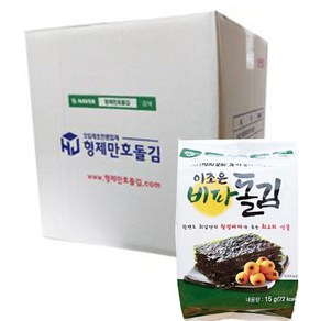 비파 조미김 식탁용 돌김 (15g 20매) X 30봉, 15g, 30개