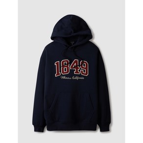 후아유 공용 Big Letter Patch Hoodie(Brushed) WHMHE4T12U