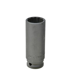 지니어스 날씬형롱임팩트소켓(12각) 1/2 inch*14MM (NO.448514), 1개