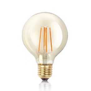 LED COB 에디슨 전구 G95 5W, 1개