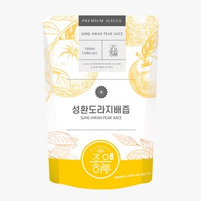 100% 성환 도라지배즙 100ml x 30개입 국산 신고배 무첨가 착즙주스, 1개, 3L