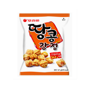 오리온 땅콩 강정, 147g, 18개