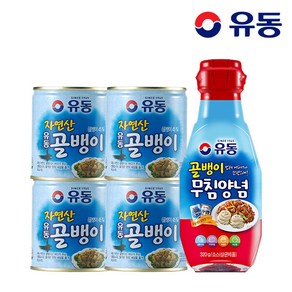 유동 자연산골뱅이 230g 4개 +무침양념 320g 1개, 없음