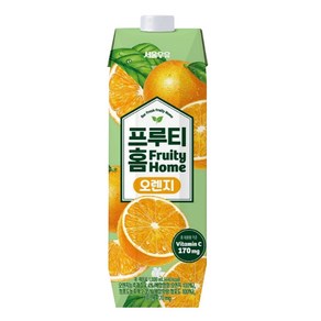 서울우유 프루티홈 오렌지, 3개, 1L