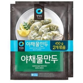 정원이샵 간편식 청정원 야채 물만두 450g+450g 감칠맛 쏘울푸드 홈캉스 완내스, 1개, 450g