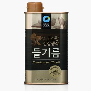 청정원 들기름선물 청정원 고소한 건강생각 들기름 오메가3함유 1개입, 1개, 350ml