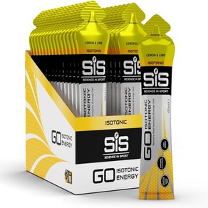 SIS Isotonic Enegy Powe Gels 사이언스 인 스포츠 아이소토닉 에너지 젤 레몬 라임맛 60ml 30팩, 1개, 30정