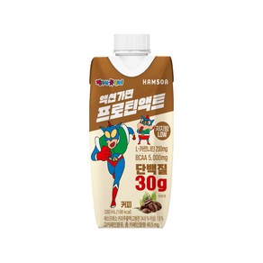 짱구 액션가면 프로틴액트 커피 단백질음료 330ml x 5개