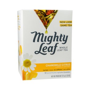 Mighty Leaf Tea Chamomile Citus Hot Tea Bags 15 ct 마이티 리프 티 카모마일 시트러스 핫 티백 15ct, 1개, 15개입