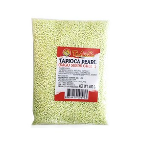 Sago Tapioca Peal Geen 사고 타피오카 펄 그린 400g, 1개, 1개입