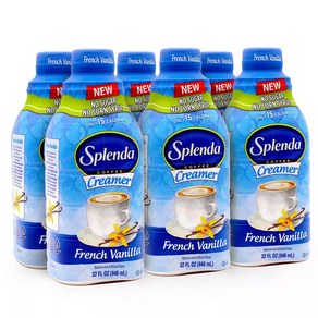 Splenda Coffee Ceame Fench Vanilla 스플렌다 커피 크리머 프렌치 바닐라 946ml x6팩, 6개, 1개입