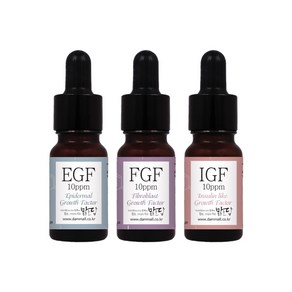 맑을담 EGF FGF IGF 10ppm 3종세트 10ml 앰플 원액, EGF+FGF+IGF 10ppm 10ml, 1개