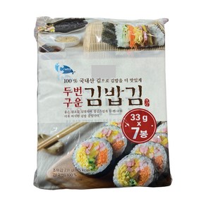 C-WEED 두번 구운 김밥김 33g x 7, 7개