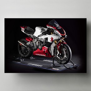 노 브랜드 슈퍼 바이크 포스터 스포츠 오토바이 2019 Yamahas YZF-R1 GYTR 벽 그림 DIY 액자 캔버스 인쇄 거실 장식, no fame