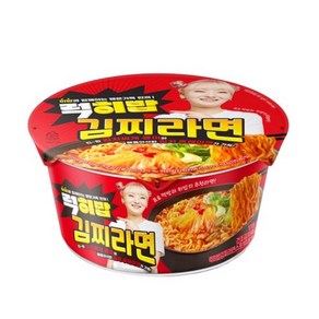 하림 럭히밥 김찌라면 큰컵 115g, 12개