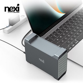 NX1437 USB 3.1 Gen2 DAS 타워 2Bay RAID 데이터 스토리지 2베이 HDD SSD 외장 하드, 1개