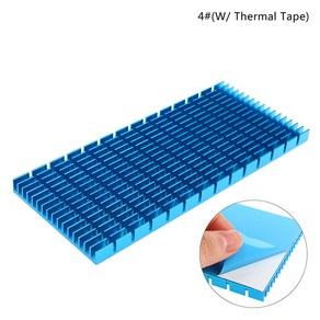 휴대폰 냉각 방열판 라디에이터 핀 절단 슬롯 알루미늄 150*65*8mm 1PC, 04 D, 1개