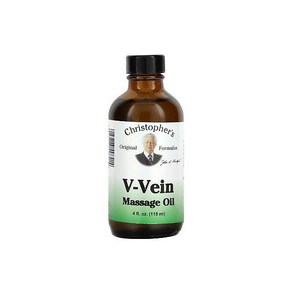 V-Vein Massage Oil 4 fl oz (118 ml) 774057, 118ml, 1개