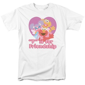 ROCKPANDA F is for Friendship Sesame Street 반팔티