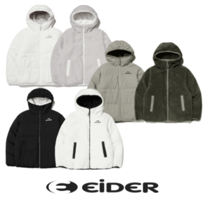 [백화점 매장판] 아이더 EIDER 우븐 리버서블 남성 여성 남여공용 양면 플리스 후리스 후디 후드 집업 자켓 점퍼