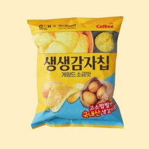 해태X노브랜드 생생감자칩 게랑드소금맛 110g X 1개 고소짭잘한 감자칩