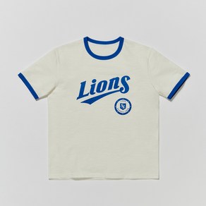 매장정품 SAMSUNG LIONS 삼성라이온즈 베이스볼 크루 링거 티셔츠 458958