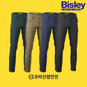 Bisley비즐리 워크웨어 스트레치 코튼 드릴 카고 팬츠 BPC6008, Khaki (BCDR), 97R (38), 1개