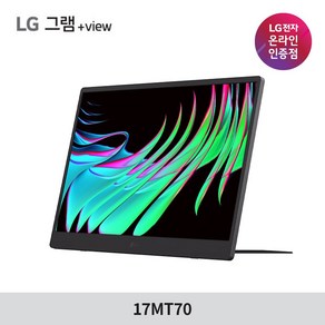 LG 그램뷰 3세대 17MT70 포터블 휴대용 17인치 보조모니터, 43.1cm