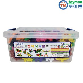 천재사각블럭 200pcs, 상세 설명 참조, 1개