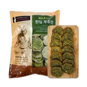 쉐프초이스 한입 부추전 1kg 명절전, 1개