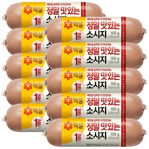 CJ제일제당 정말 맛있는 소시지, 160g, 10개