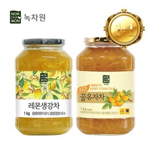 1+1 레몬생강차 1KG + 꿀유자차 1kg, 1개