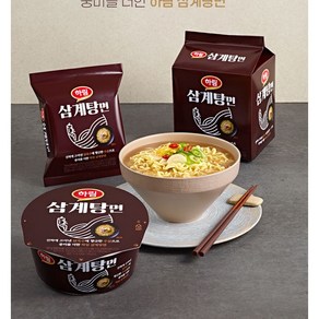 하림 봉지라면삼계탕면 116g 8봉, 8개