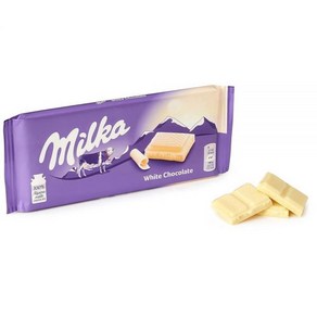 Milka (독일) Weisse Schokolade (화이트 초콜릿) 3팩, 3개, 100g