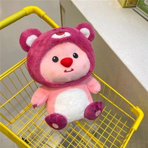 귀여운 랏소베어 루피인형 잔망루피 딸기곰 루피 토이스토리 선물 인형, 35cm, 1개