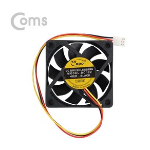 컴퓨터 쿨러팬 60mm DC 12V 3핀 전원 케이스용 NA956, 1개