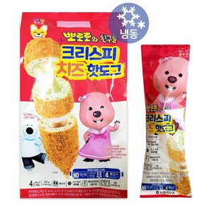 목우촌 뽀로로와친구들 크리스피 치즈 핫도그 320g(4개입), 3개, 320g