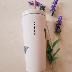 스타벅스 플랜트 파렌팅 컬렉션 나뭇잎 아래 애벌레 스텐 콜드컵 473ml, 1개