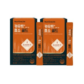 뉴트리원 이효리 카무트 브랜드밀 효소 골드 X 2박스 (2개월분), 60개, 90g