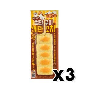 철판구이계란꼬치 햄치즈맛 즉석조리 110g x 3개