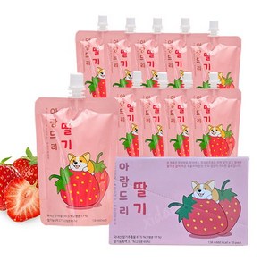 아람농장 아람드리 딸기 주스, 138ml, 20개