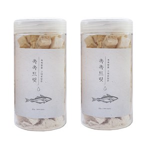 촉촉트릿 북어 강아지 동결건조 간식, 2개