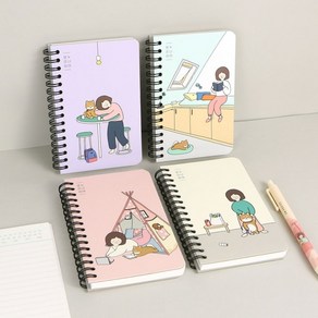 핑크풋 미니 수첩 단어장 다이어리 암기장 노트