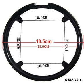 자전거체인커버 자전거 스프로킷 체인 휠 보호 크랭크 링 사이클링 42 44 46 48 50 52T, 13 G4SF42-1, 1개