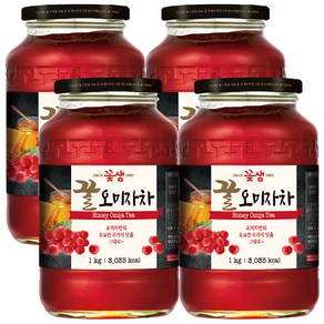 꽃샘식품 액상차 과일청 오미자차 1kg 국산차, 1개입, 4개