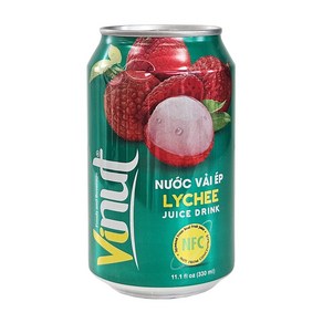 베트남 Vinut 리치 쥬스 330ml / 비누트 과즙음료 주스 VIETNAM LYCHEE JUICE